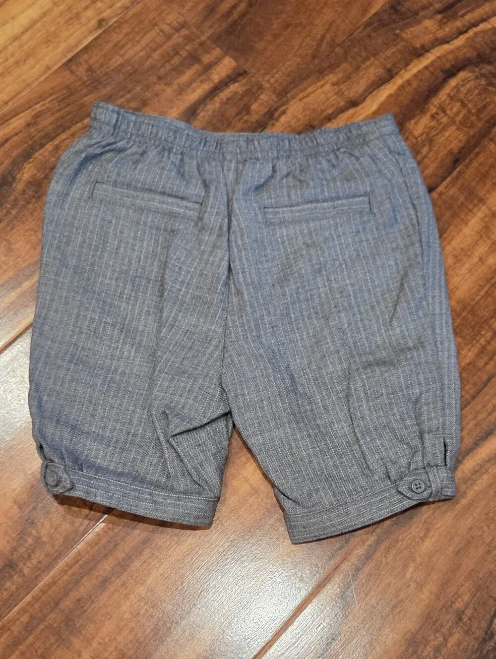 Janie and Jack EUC/NWT 12-18 Month Gray Vest, Knickers, Dog Bowtie and Plaid Cap